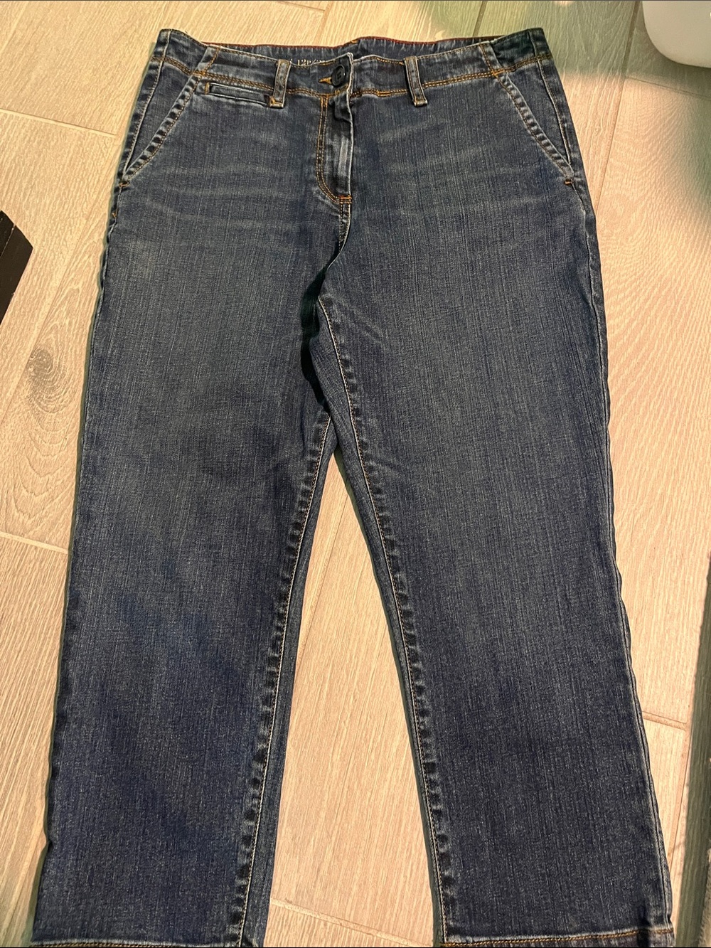 Heritage Women’s  Dark Blue Capri Denim Jeans